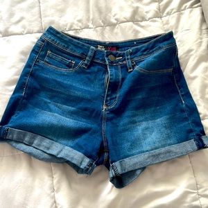 High rise jean shorts size 3